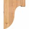 Ekena Millwork Del Monte Smooth Corbel, Western Red Cedar, 3 1/2"W x 12"D x 16"H COR04X12X16DEL00SWR - alternate 4